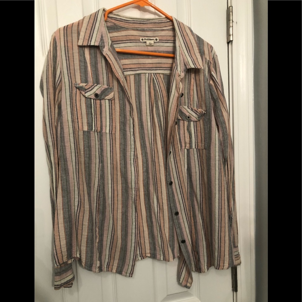 Multicolored Flannel Shirt